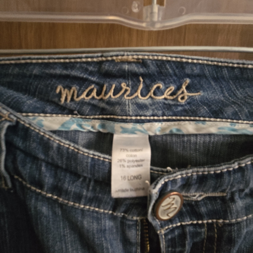 Maurices Dark Blue Denim Jeans